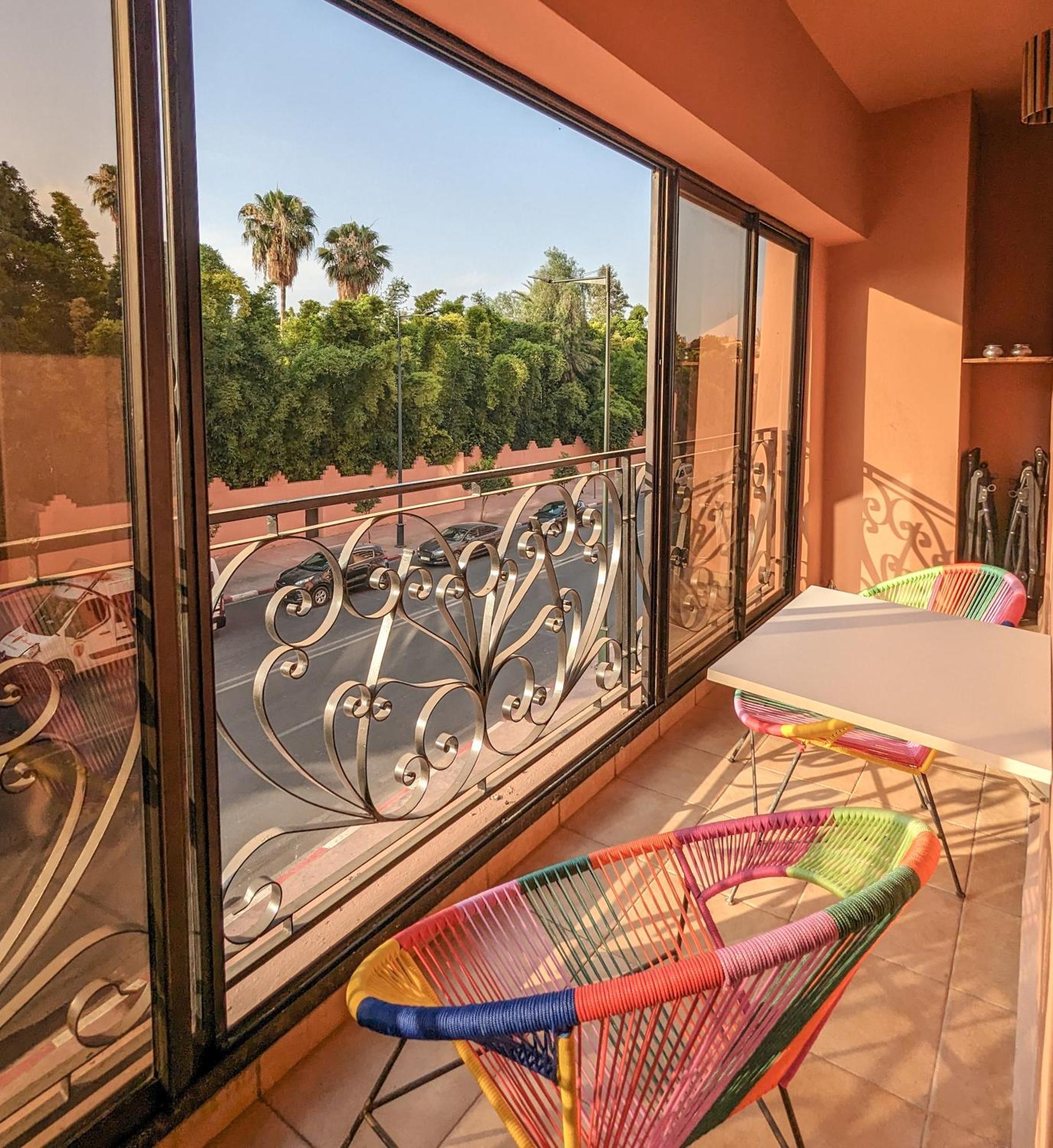 Apartement Panoramic View Majorelle Garden With Pool Marrakesh Exterior photo